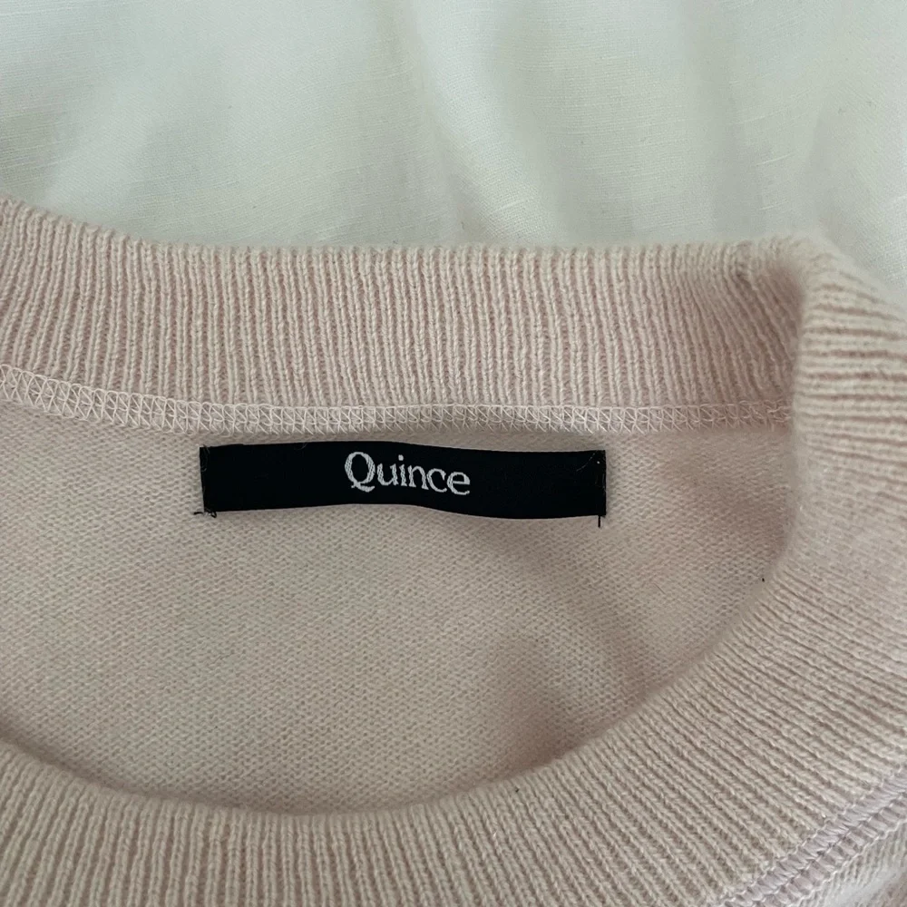 Quince Light Pink Crew Neck Sweater - Picture 3 of 7
